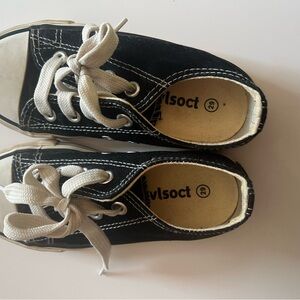 Classic Black Kids Sneakers by